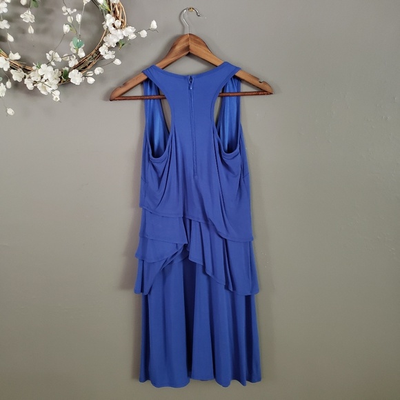 Laundry Blue Tiered Sleeveless Racerback Dress - Picture 2 of 8